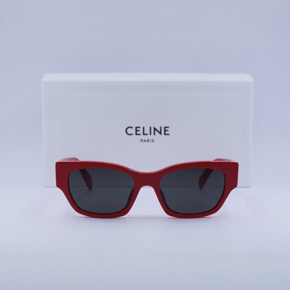 Final Price! Celine CL40197U 66A Red/Smoke Sunglasses - Picture 4 of 10